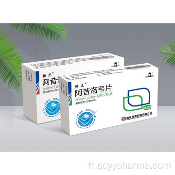 Comprimés d&#39;aciclovir 200 mg standard CP